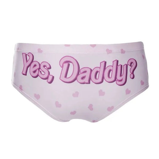 Yes Daddy Kawaii Panties Briefs Lingerie Thong
